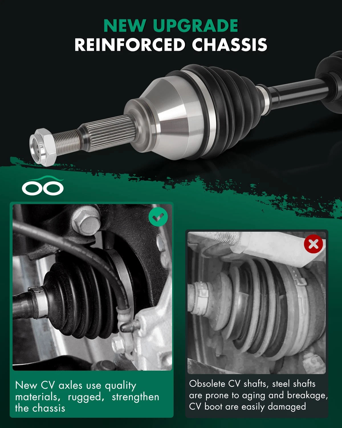 CV Axle for Chevrolet Cobalt (2005–2010) Pontiac G4 (2005–2006)