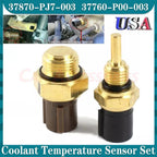 2PC Cooling Fan Switch Coolant Temp Sensor Kit for Honda Accord CR-V Civic