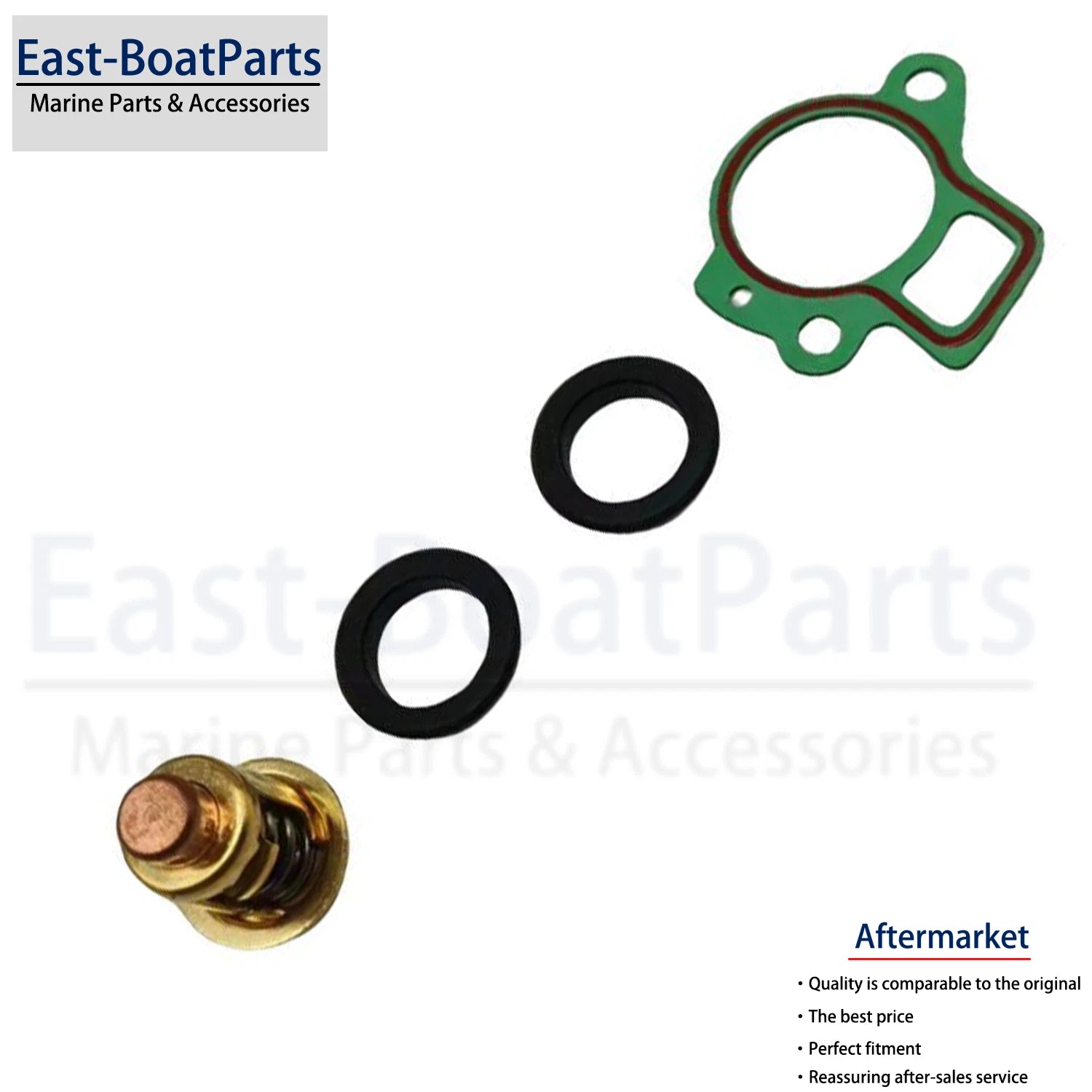 Thermostat Kit 140°F 60°C for Yamaha F40 F50 T50 F60 T60 F70 (Models) 6G8-12411-00