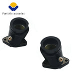 Set of 2 Carburetor Intake Manifold Joint Boot Pipe for Honda Rebel CA250 CMX250