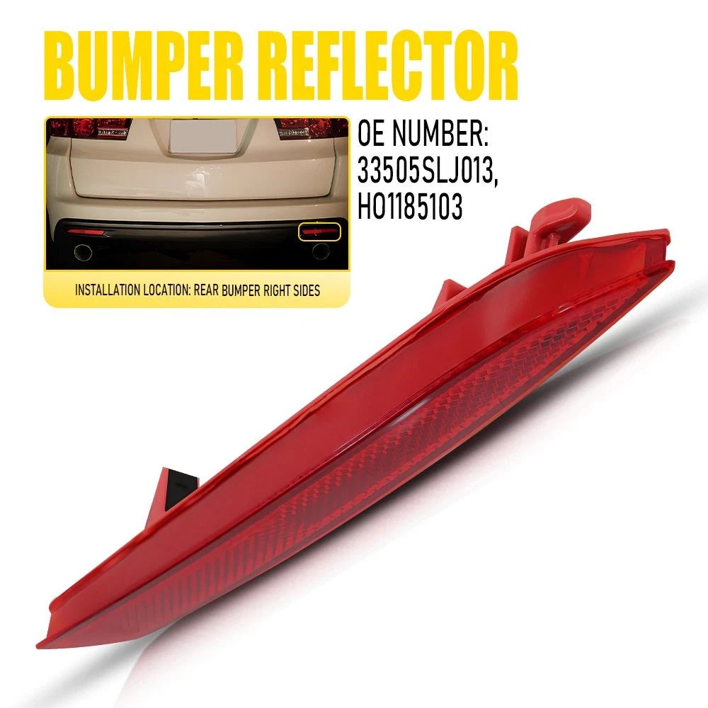Rear Bumper Reflector Tail Light Right Side for Acura TSX (2011–2014)
