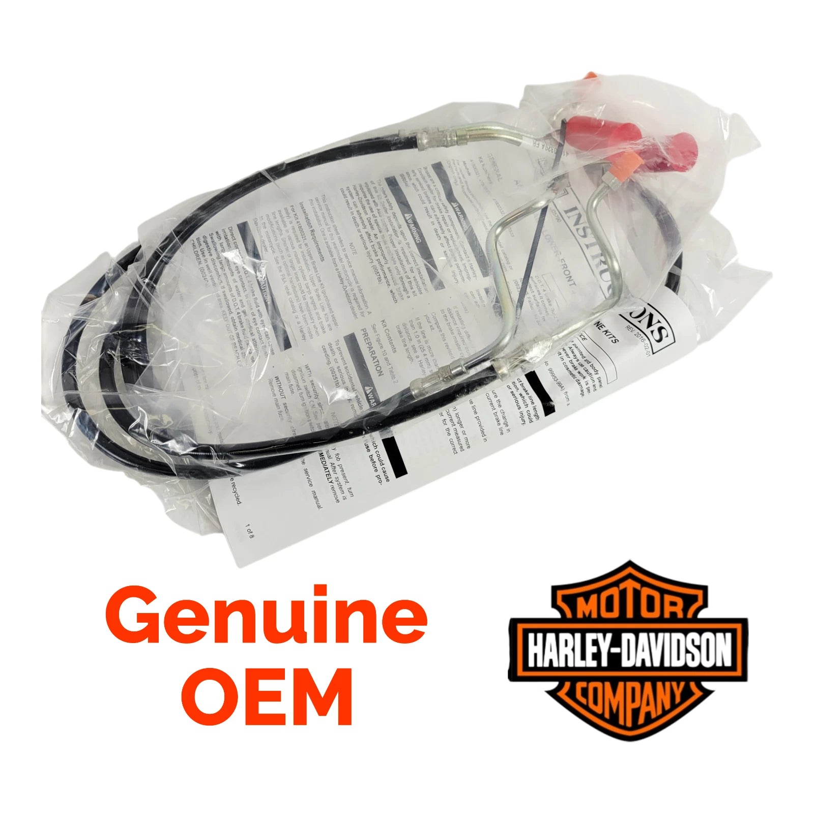 Brake Line Kit for Harley Touring Street Road Glide (2014–2023) 41800323