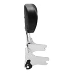 Chrome Backrest Pad Sissy Bar for Harley Road King Glide (1997-2008)