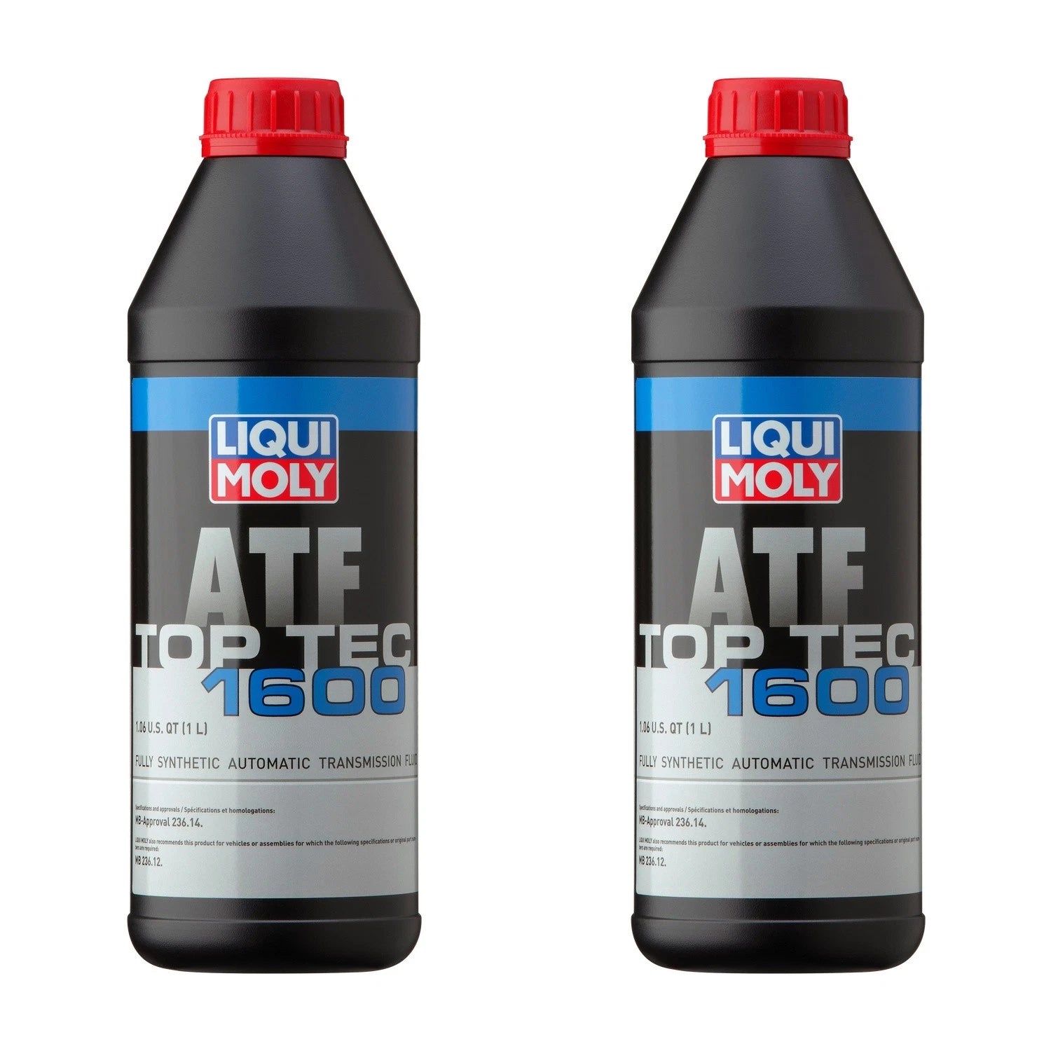 Set of 2 Liqui Moly Top Tec ATF 1600 Automatic Transmission Fluid (2L)