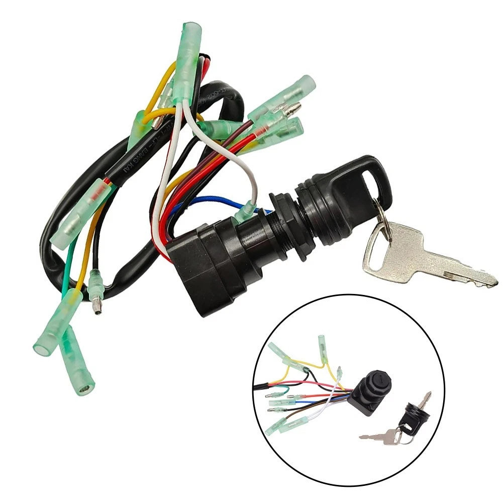 Ignition Key Switch 703-82510-43-00 for Marine Outboard Controls