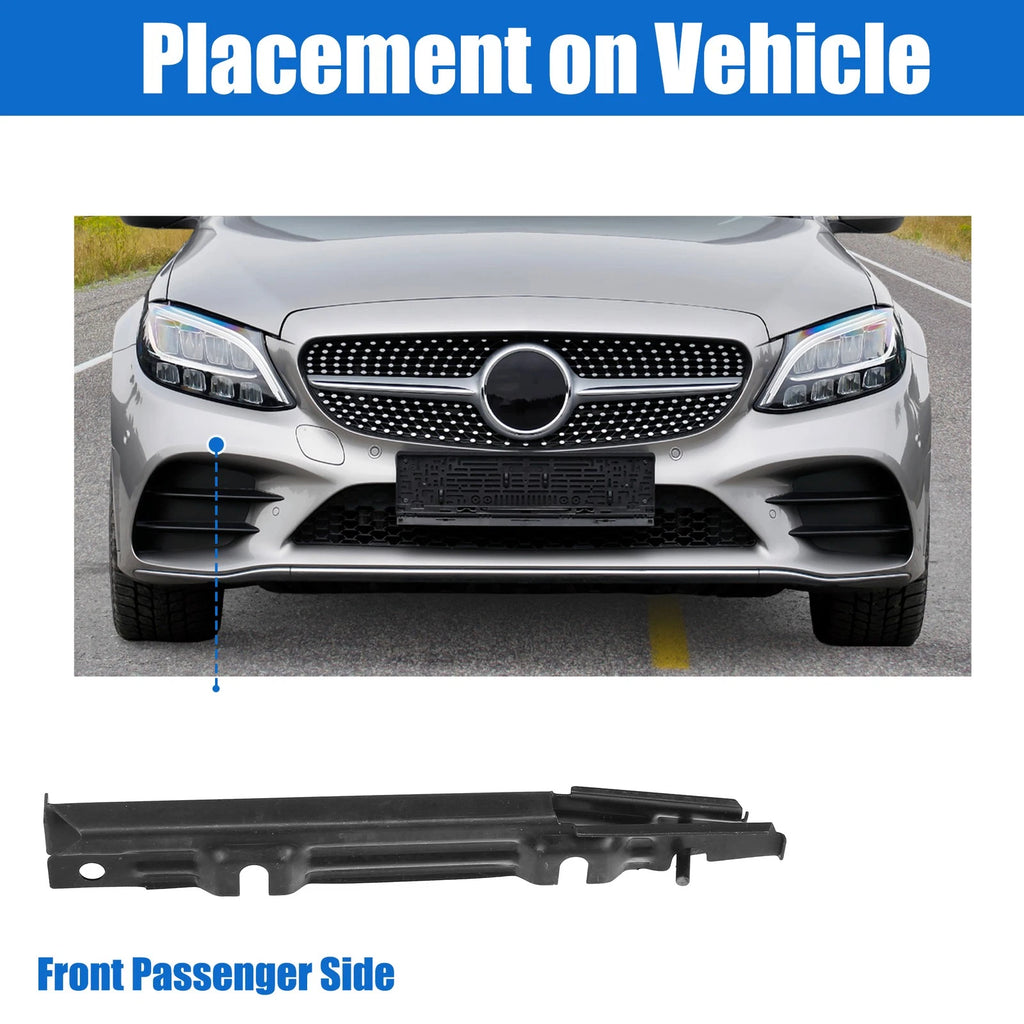 Front Left Upper Bumper Cover Inner Support Bracket for Mercedes-Benz CLK63 (2007–2009)
