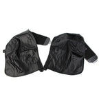 Black PU Leather Flame Rear Trike Fender Bra for Harley Tri Glide (2014-2023)