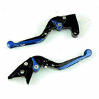 Adjustable Folding Brake Clutch Levers for Kawasaki Z750 Z800 (2010–2016) Blue T9
