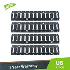 Set of 4 E Track Tie Down Rails for Universal Fit (2')