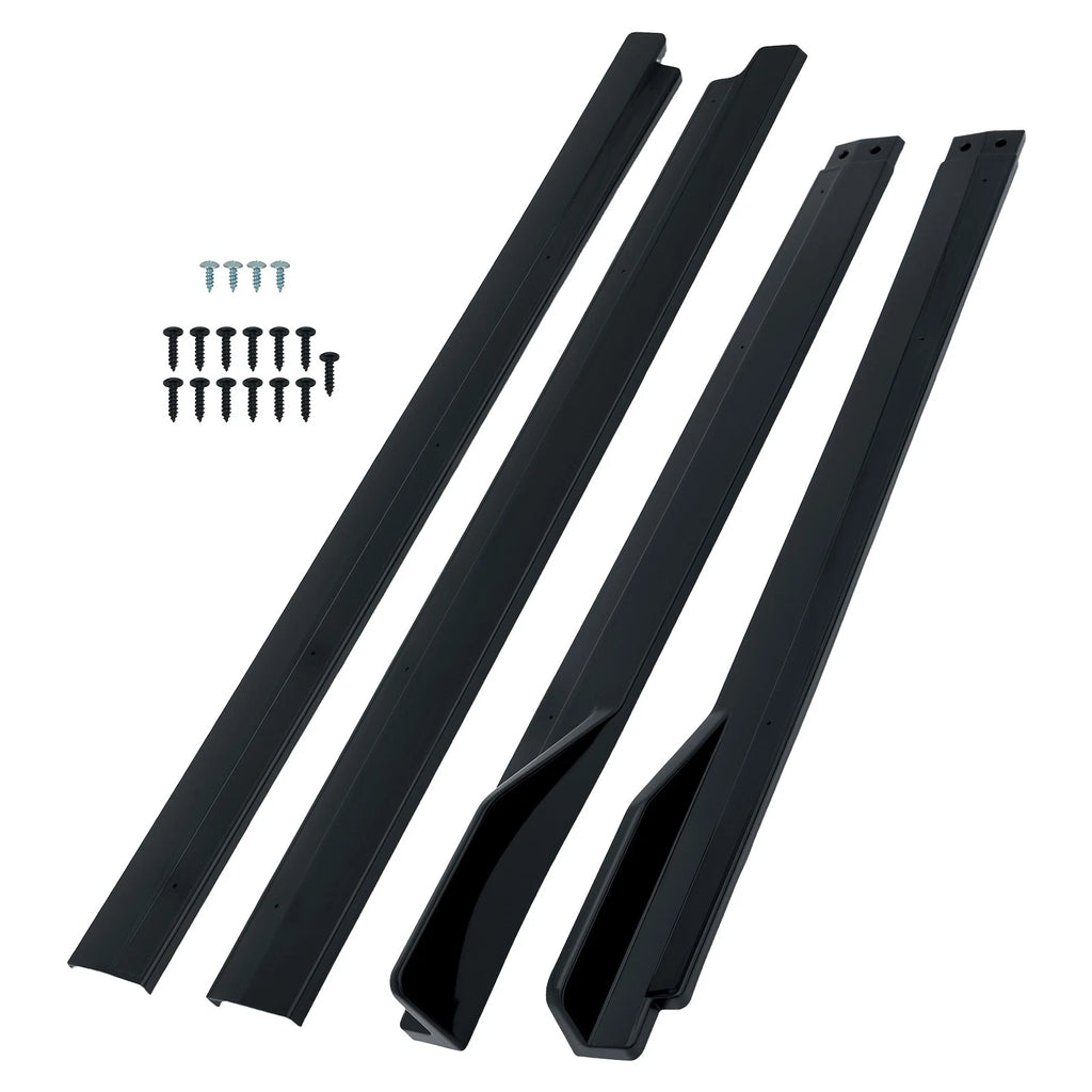 2X Body Extension Side Panel Kit for Toyota Camry (2018–2024) Gloss Black ABS