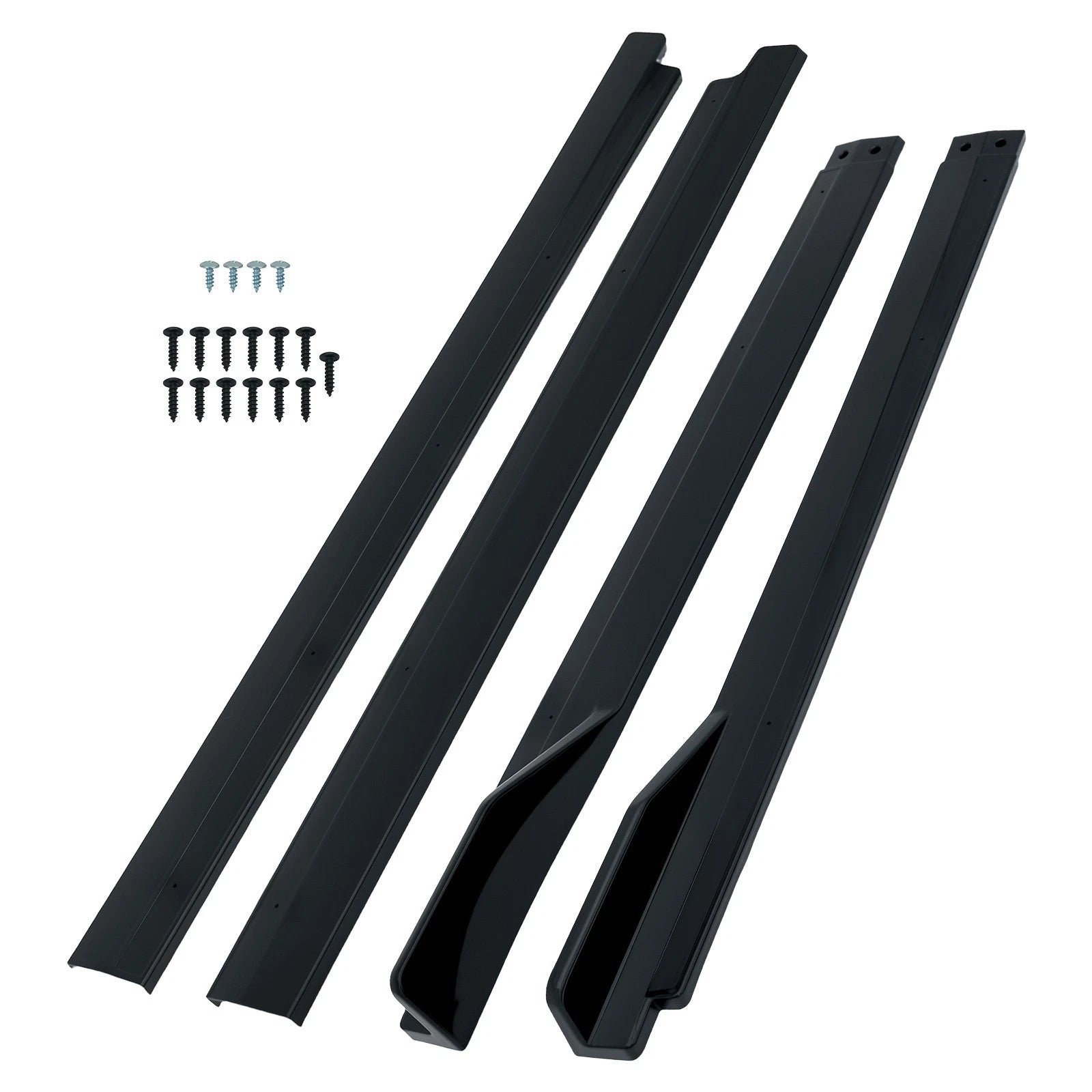 2X Body Extension Side Panel Kit for Toyota Camry (2018–2024) Gloss Black ABS