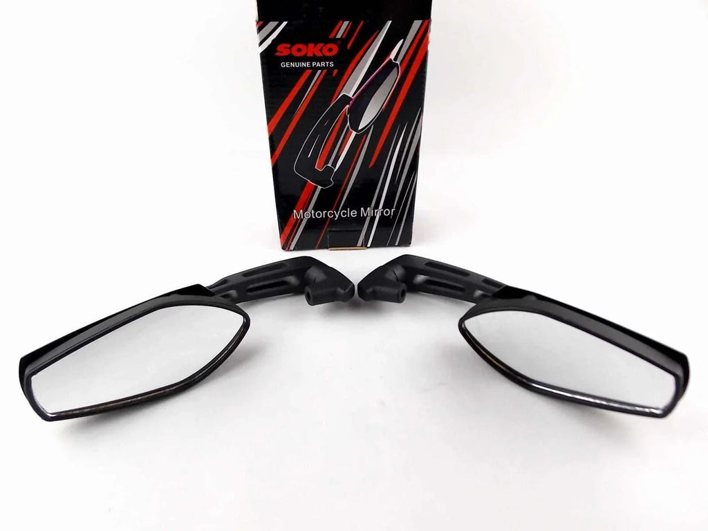Black Rear View Mirrors for YAMAHA CS200 (1970-1972)