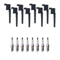 Set of 8 Ignition Coils & NGK Platinum Spark Plugs for Mustang V8