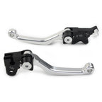 Silver Pivot Brake Clutch Levers for Honda XR250/Motard (1995–2007) CRM250R/AR (1994–1998)