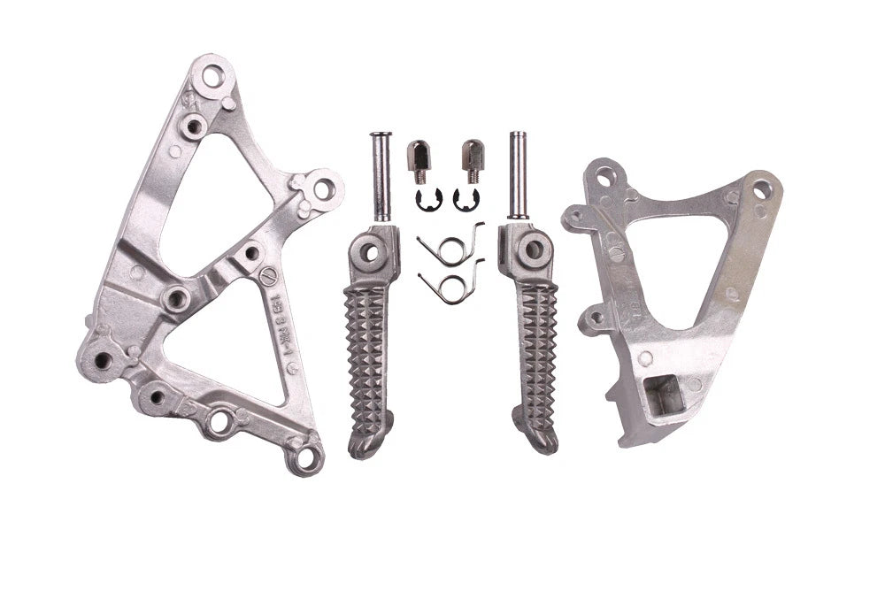 Set of 2 Front Footrest Pegs Brackets for Yamaha YZF R1 (2009–2014)