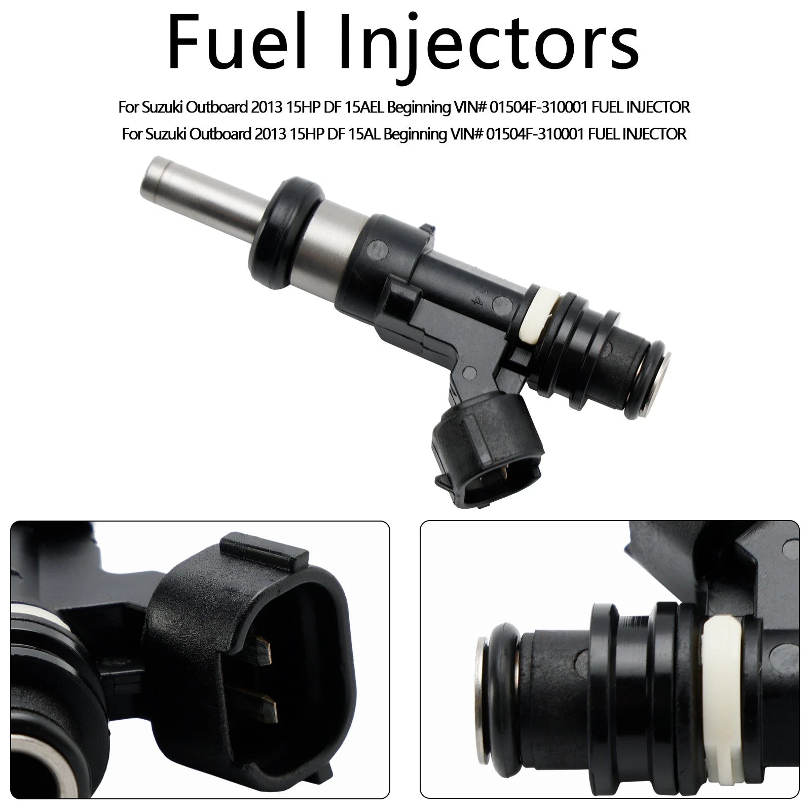 Fuel Injector 15710-89L00 for Suzuki Outboard DF 15HP 9.9HP 20HP (1990–2023)