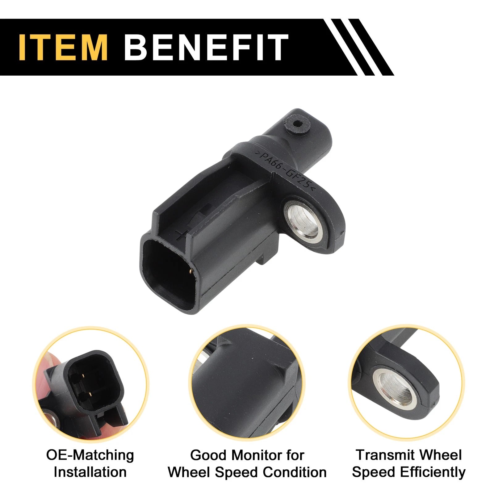 ABS Wheel Speed Sensor No. 3M5T2B372BC for Ford C-Max (2007–2010)