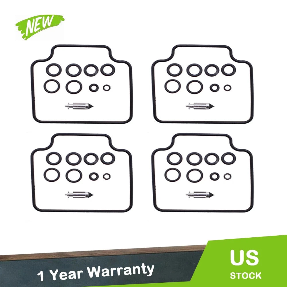 Set of 4 Carb Rebuild Kits for Nighthawk CB550 CB650 CB700 CB750 (YYYY–YYYY)