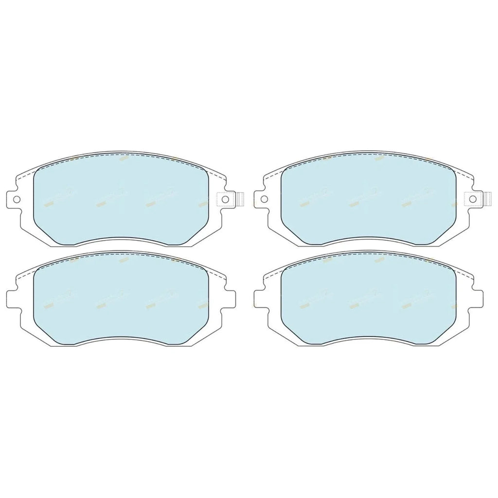 Front Disc Brake Pads Set for Subaru Forester (2002 - 2013)