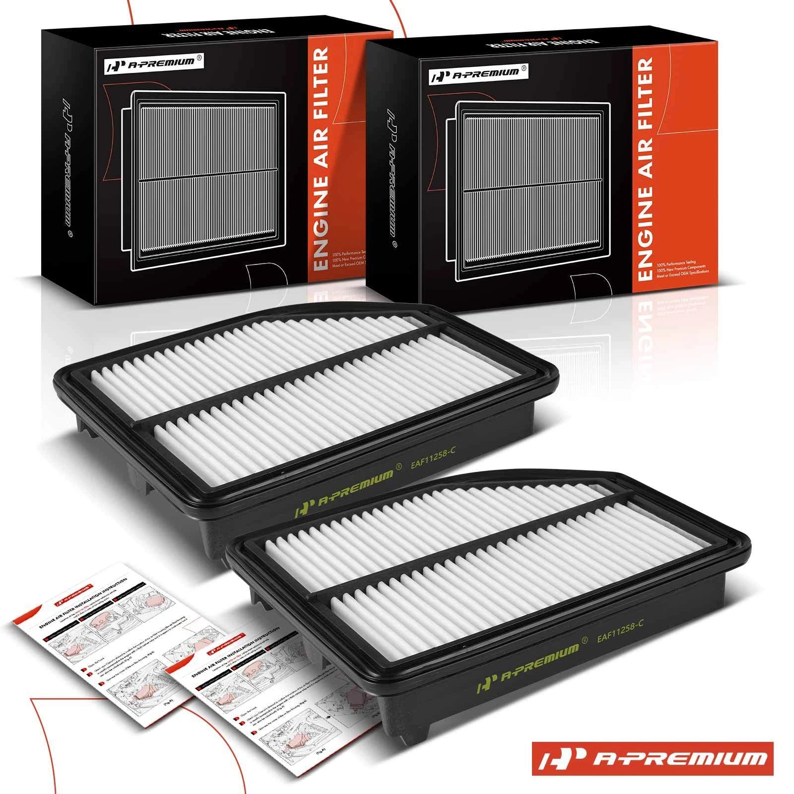 2X Engine Air Filter for Honda CR-V (2012–2014)