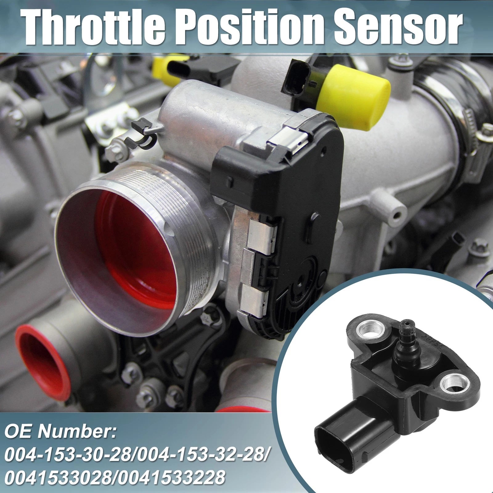 2X Throttle Position Sensor No. 004-153-30-28 for Mercedes-Benz ML350 