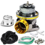Universal Gold Type-FV 2-Bolt Blow Off Valve + 2.5" Dual Port Flange Adapter