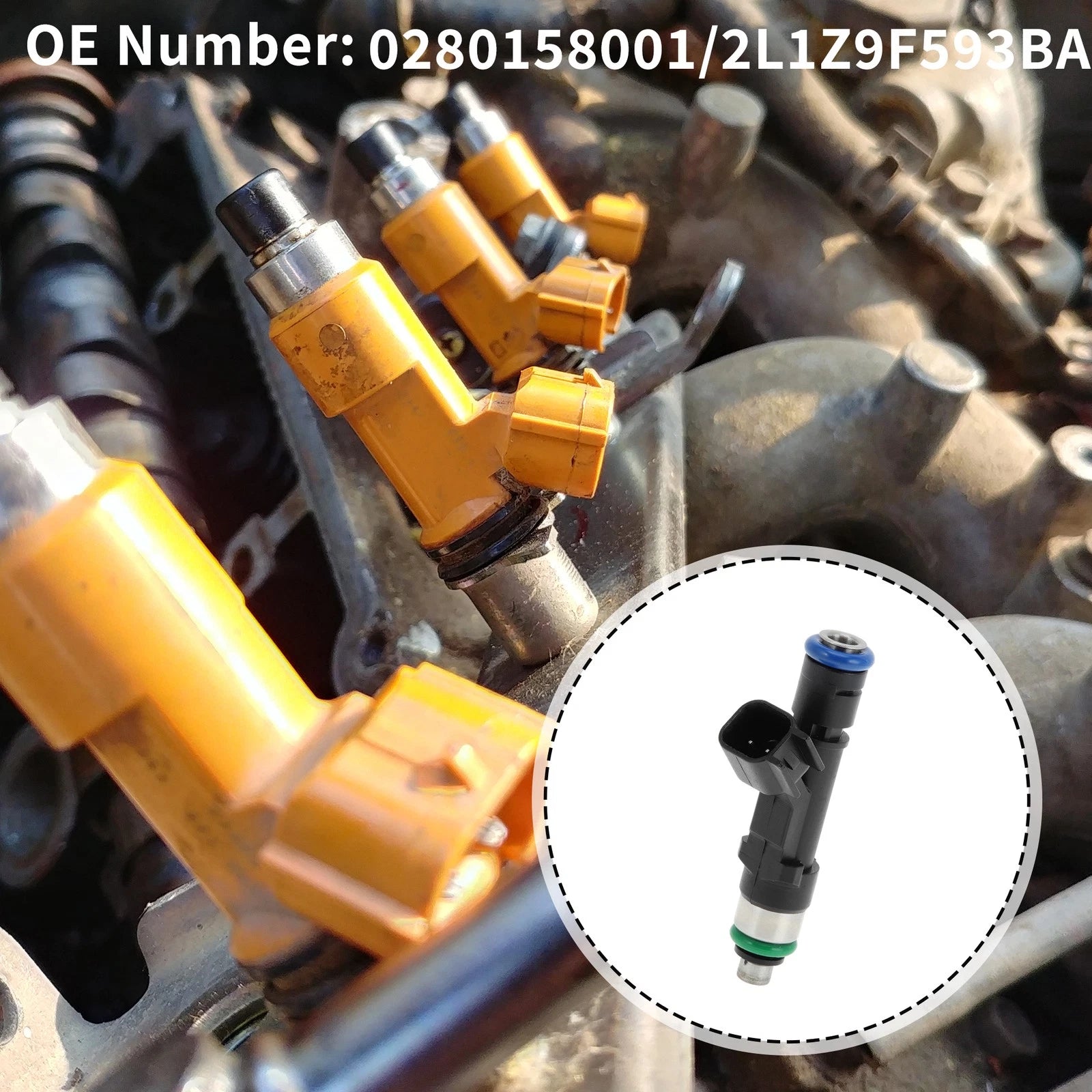 Fuel Injector No.0280158001 for Ford E-150 5.4L (2004–2009)
