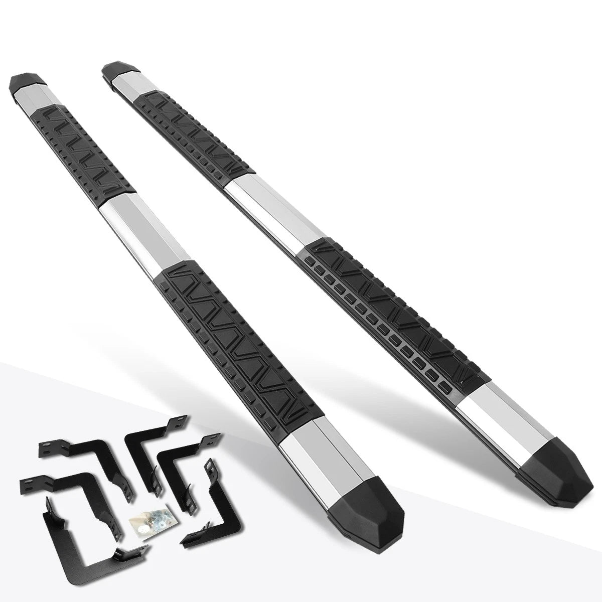 5" Aluminum Side Step Nerf Bar Running Board for Titan Crew (2004–2015)