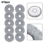 Set of 4 Cleaning Cloths for Cecotec 11090 Vacuum Cleaner