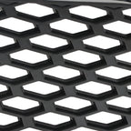 Front Upper Grille for Toyota Sienna (2011-2017) Chrome Black Plastic