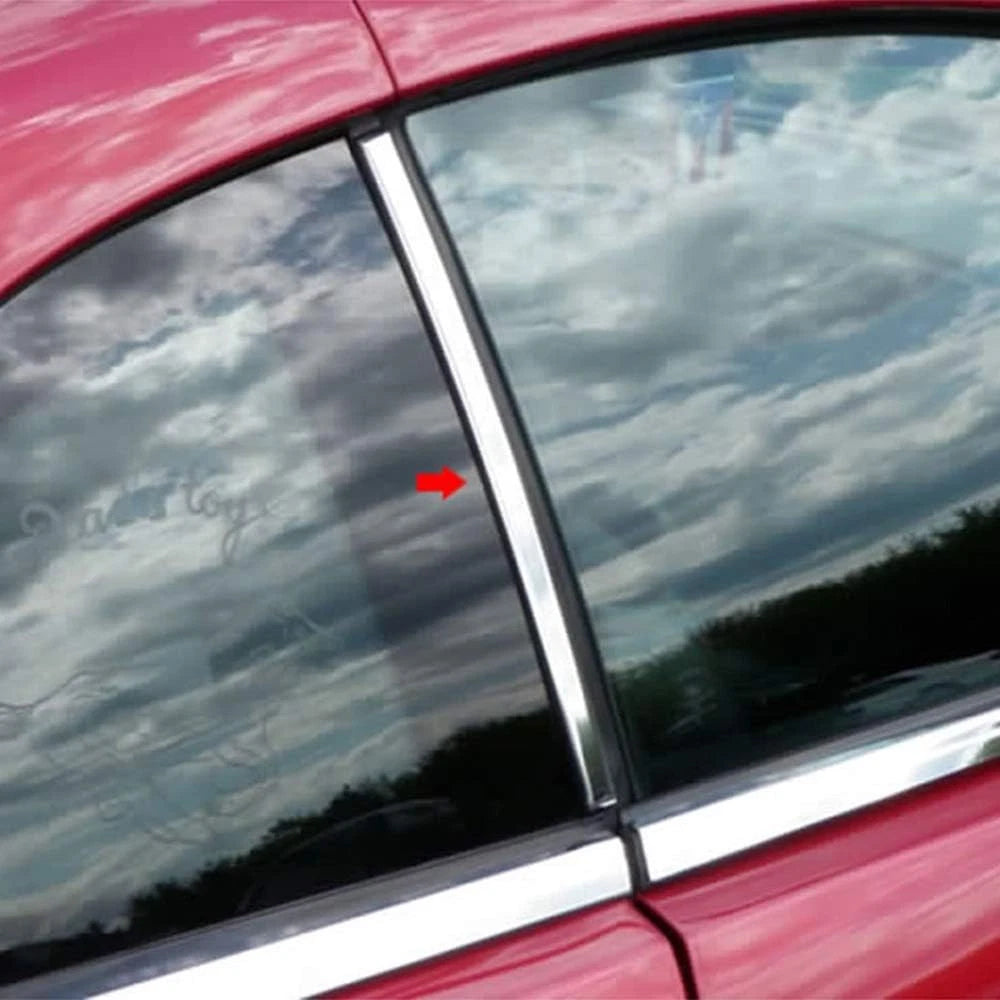 Luxury Pillar Post Trim Stainless Steel 2pc for Ford Mustang (1999–2004)