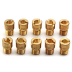 10Pcs M5 Carburetor Main Jets for (138-160, 140, 142, 145)