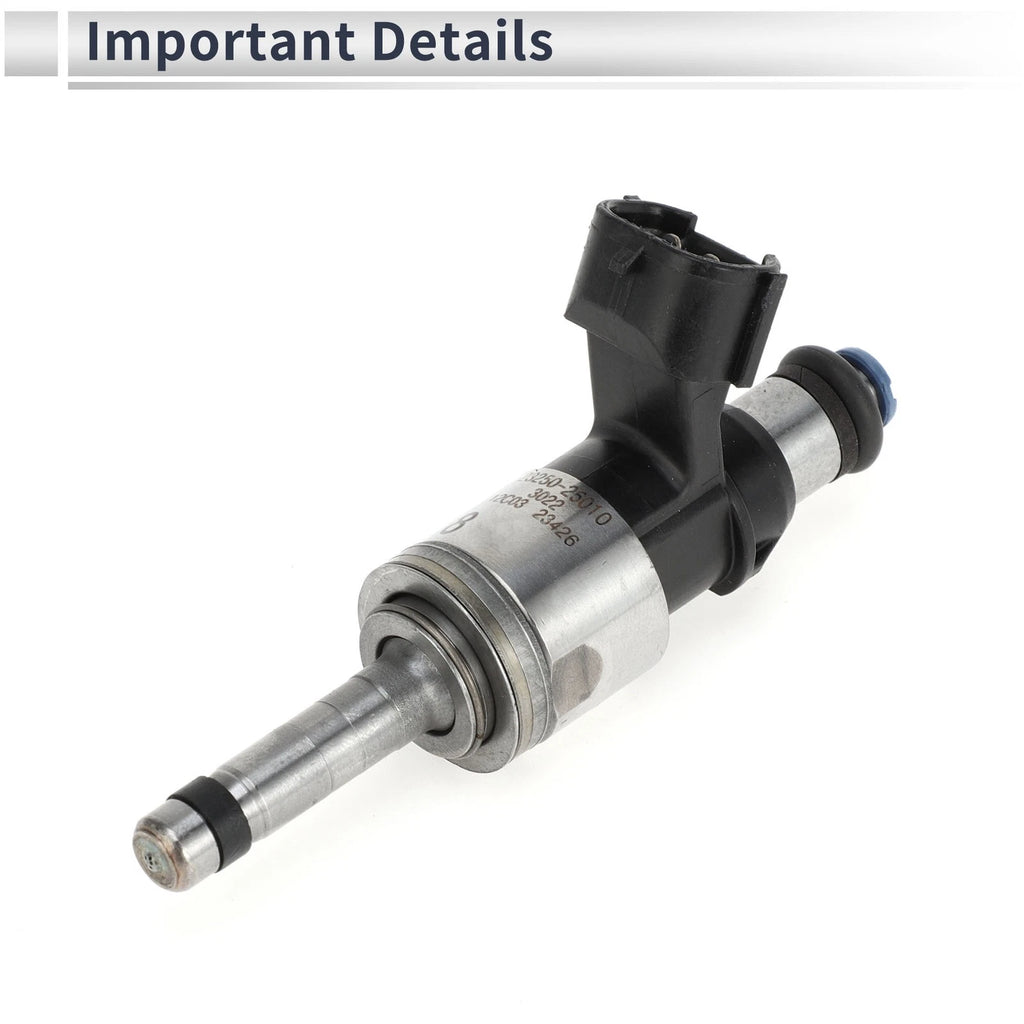 Fuel Injector for Toyota RAV4 2.5 (2019–2023) 1 Pc Black Silver Tone