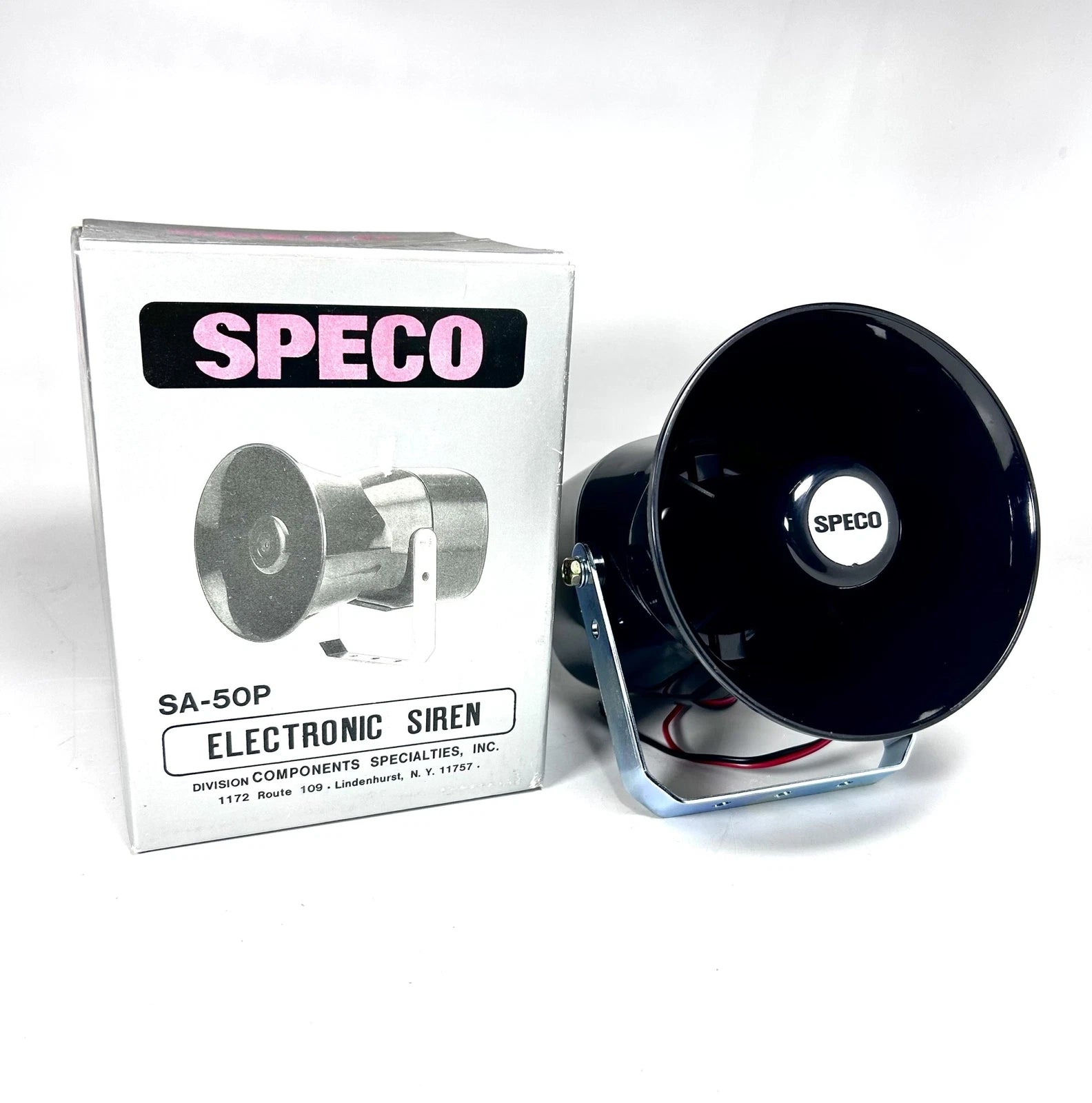 Speco SA-50P Electronic Siren for Universal Vehicles (6-12 Volt)