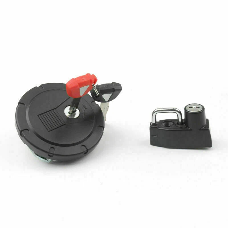 Ignition Switch Gas Cap Cover Lock Key Set for Kawasaki KL110/KLX125 (AY T9)