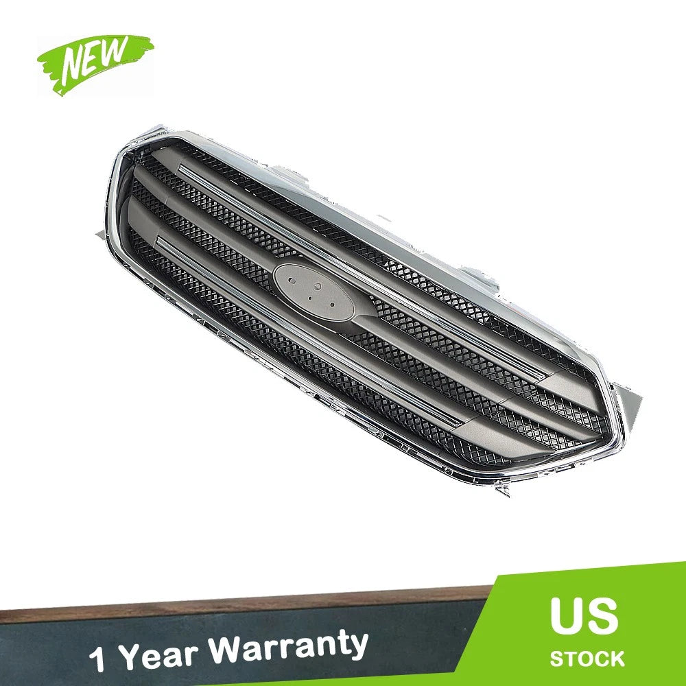 Chrome Front Bumper Upper Grille Assembly for Ford Taurus (2013–2019)