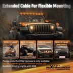 Touch Switch Wiring Harness for maXpeedingrods Crosshair Series (360W 12V)