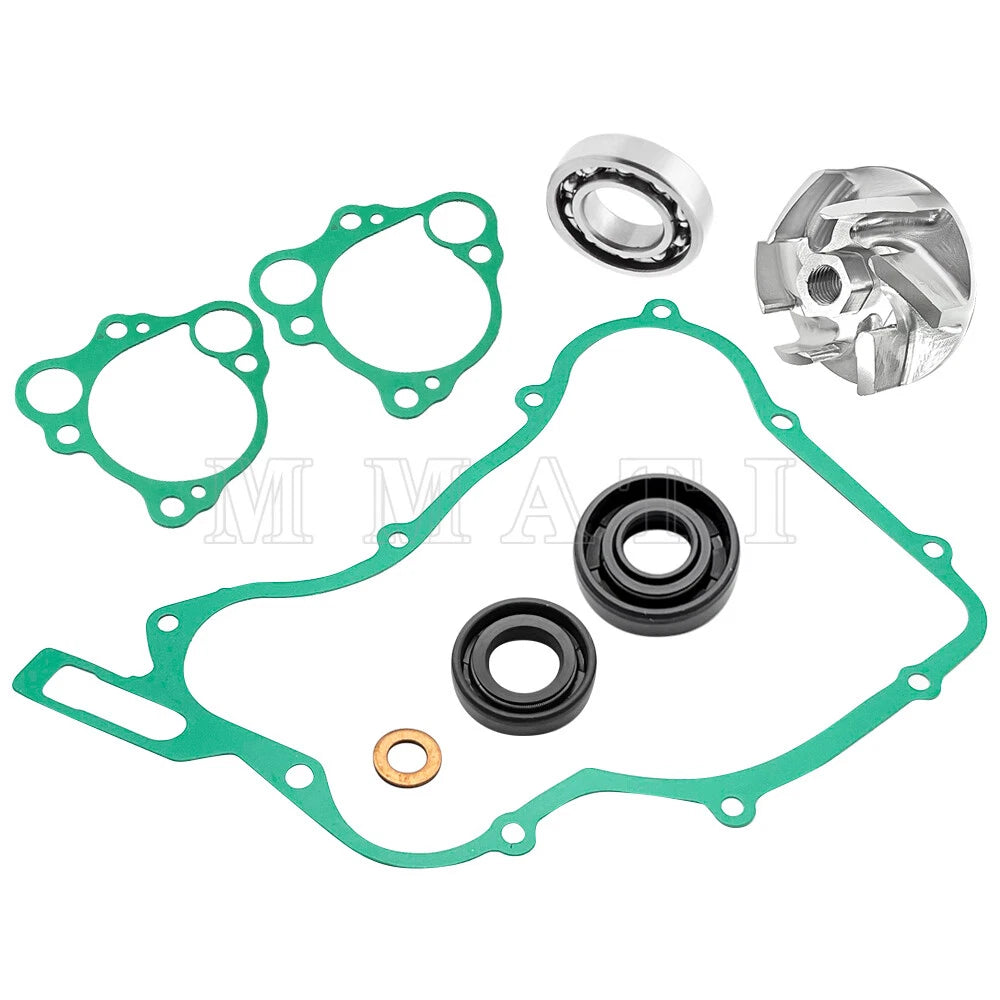 Water Pump Rebuild Kit with Impeller, Gaskets, Seals for Honda CR125 CR125R (1990–2004)