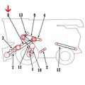 AMH76030 Drive Belt for John Deere Combine (H76030)