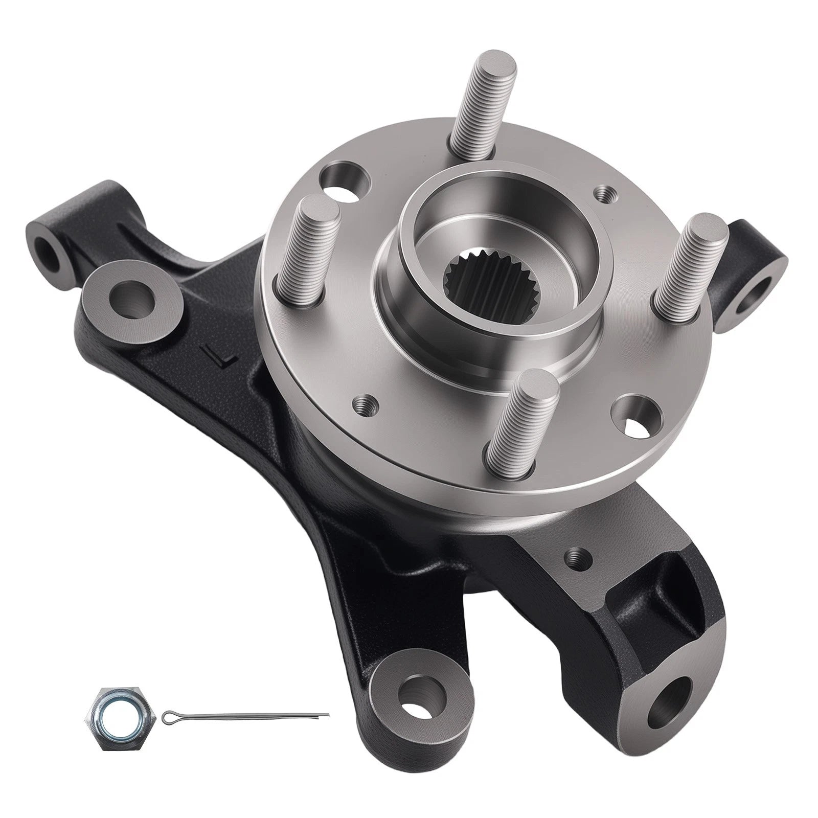 Loaded Steering Knuckle Wheel Hub for Chevrolet Aveo (2004–2011) 96535190