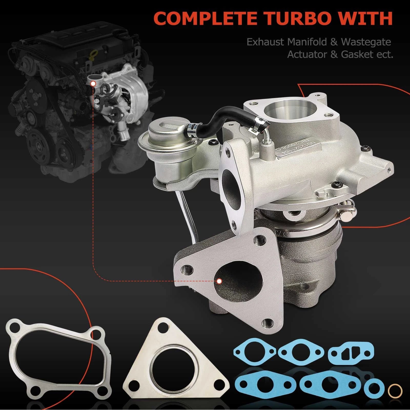 Turbocharger for Nissan Navara X-Trail (2001–2007)