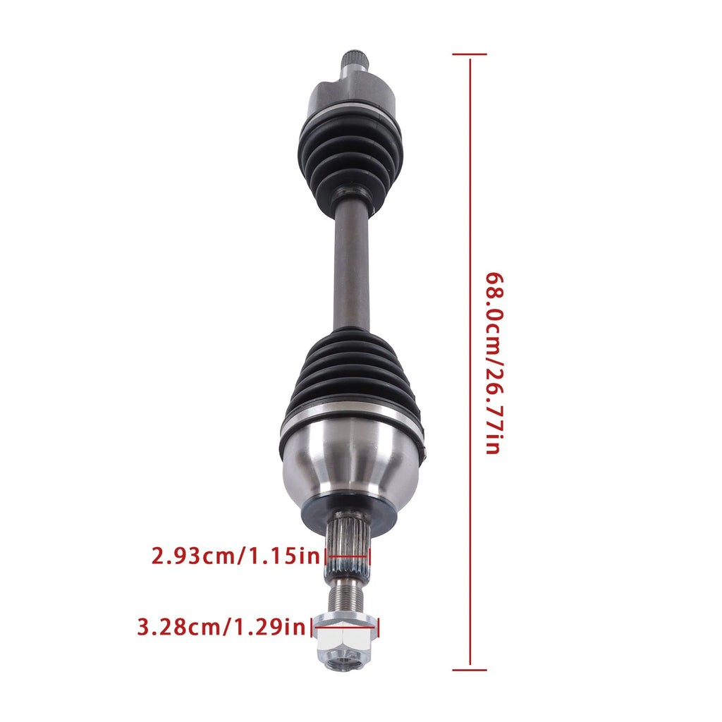 Front Left CV Shaft for Ford Focus (2013–2018) BV6Z3B437C 26.77 in