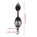 Front Left CV Shaft for Ford Focus (2013–2018) BV6Z3B437C 26.77 in