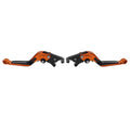 Orange Extendable Brake Clutch Levers for BMW F900R F900XR F750GS F850GS (2019-2023)