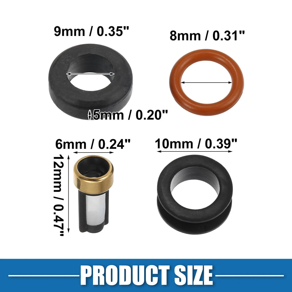 Set of 4 Fuel Injector O Rings Seals No. 16611AA510 for Subaru Legacy (2000–2006)
