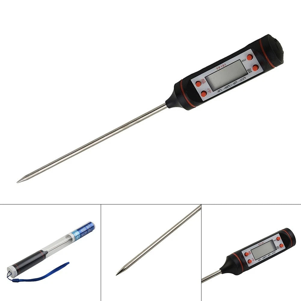 Air Conditioning Outlet LCD Digital Thermometer Gauge for Auto Car Vehicle