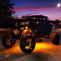 4X Amber LED Rock Lights for Jeep Off-Road Truck UTV