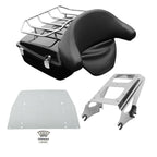 Chopped Trunk Pad & Mount Plate for Harley Electra Glide (2009–2013)