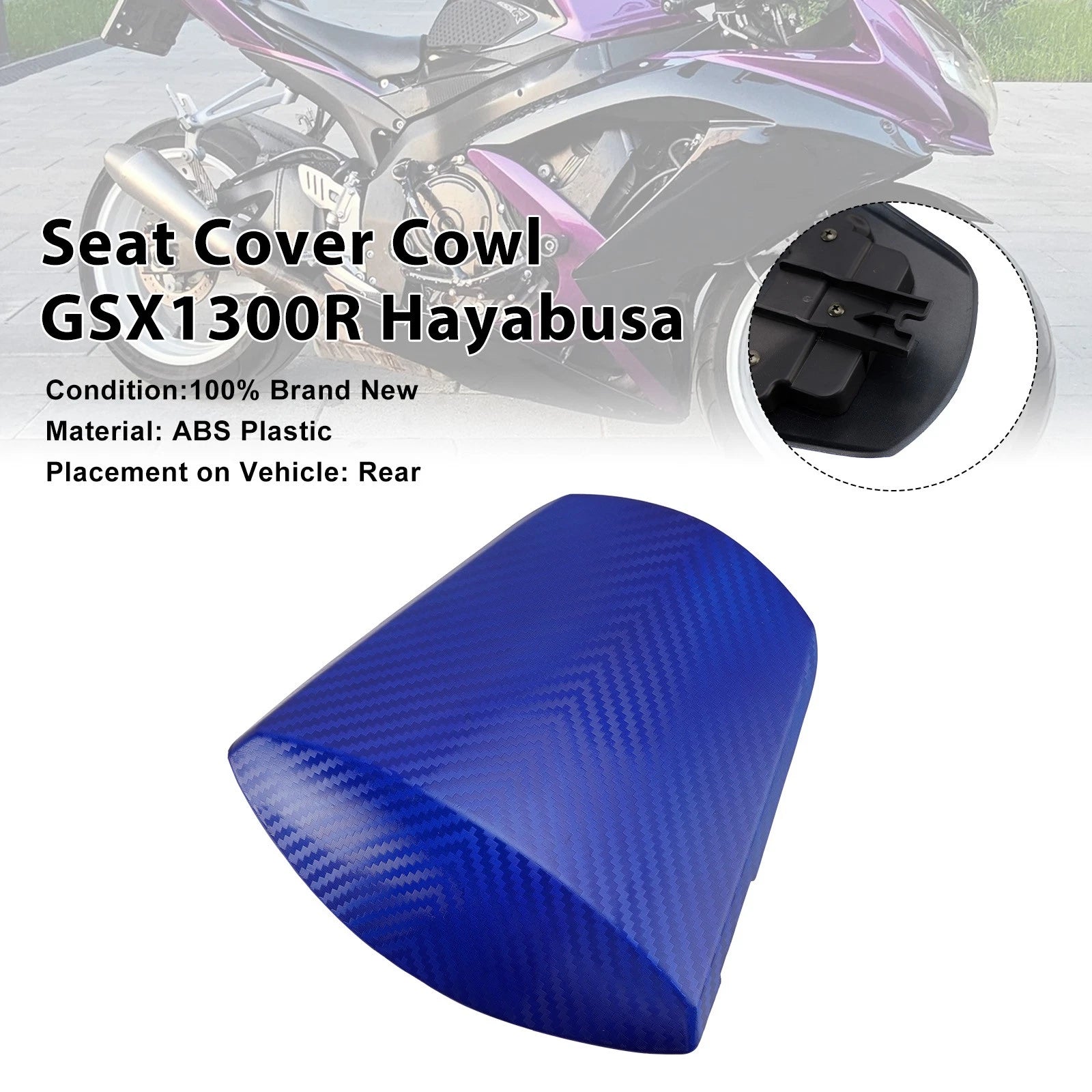 Rear Seat Fairing Cover for Suzuki GSXR600 GSXR750 (2011–2026) Blue