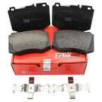 Set of 4 TRW Pro Low-Met Brake Pads for MB W205 C300 AMG Pkg C350e X253 GLC300